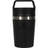 STANLEY Cafe To Go Vacuum Mug, 0.23L, Black 2.0, Insulates Hot and Cold Water, Stainless Steel Mug, Tumbler, Coffee, Gift, Dishwasher Safe, Warranty (