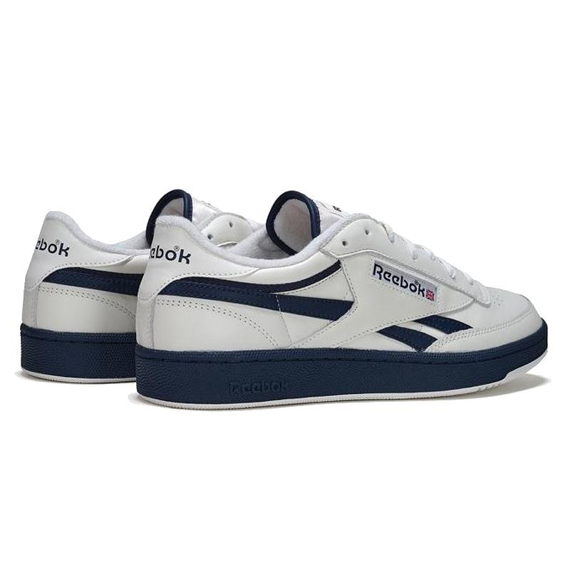 Reebok Club C Revenge Vintage Chalk Vector Navy Unisex Sneakers Cream Pure-Grey 100074483
