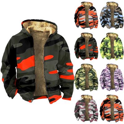 Мужская утолщенная куртка на пуговицах с двойным карманом и карманной вставкой, хлопковая куртка