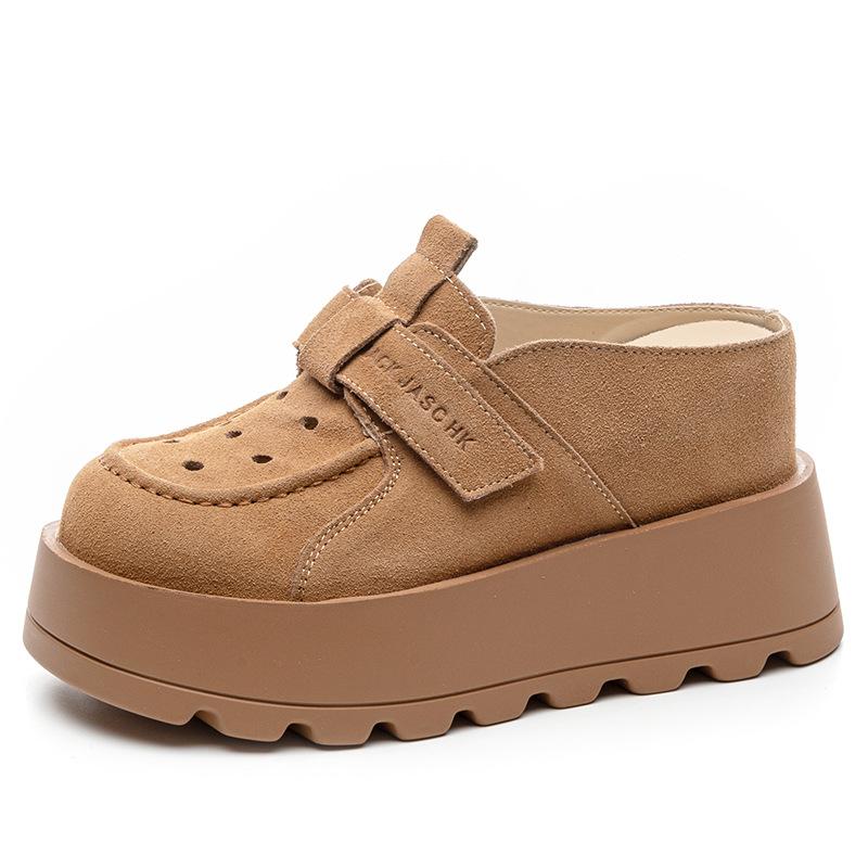 Летняя сумка головные сандалии внешние тапочки новые внутренние увеличение высоты толстая подошва маленькие ленивые туфли A