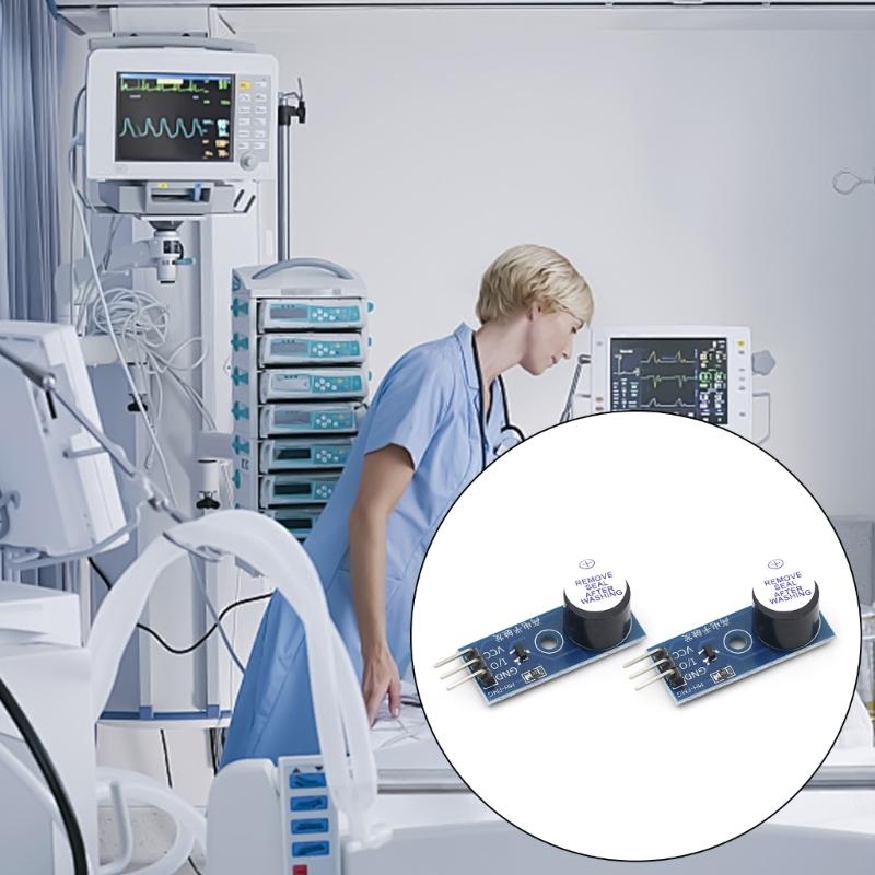 DC3.3-5V Passive Buzzer Alarm Module for Microcontroller Systems High Level Triggers Design 9012 Drive Stable PerformanceS