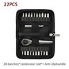 Ratchet Wrench Set 22 In 1 Multifunctional Right Angle Screwdriver Kit Small Mini Ratcheting Screwdriver Combination Set