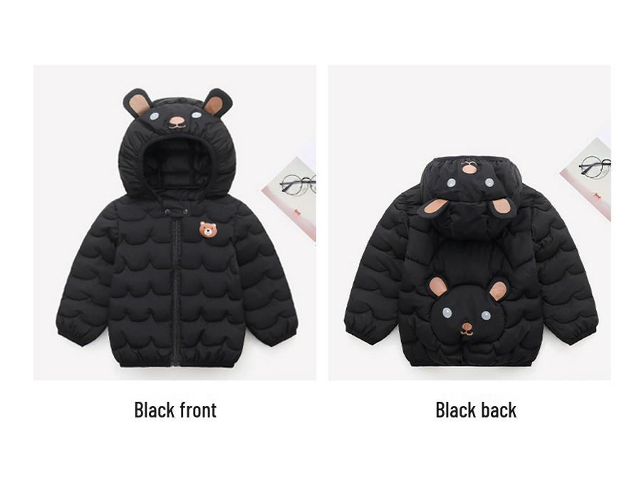2025 Autumn/Winter Kids' Down Cotton Jacket: Short, Thickened Coat for Boys & Girls