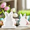 2 шт., силиконовая форма для пасхального кролика, сделай сам, форма для украшения в виде сердца, кролика, ручная работа, изготовление литьевой формы из эпоксидной смолы