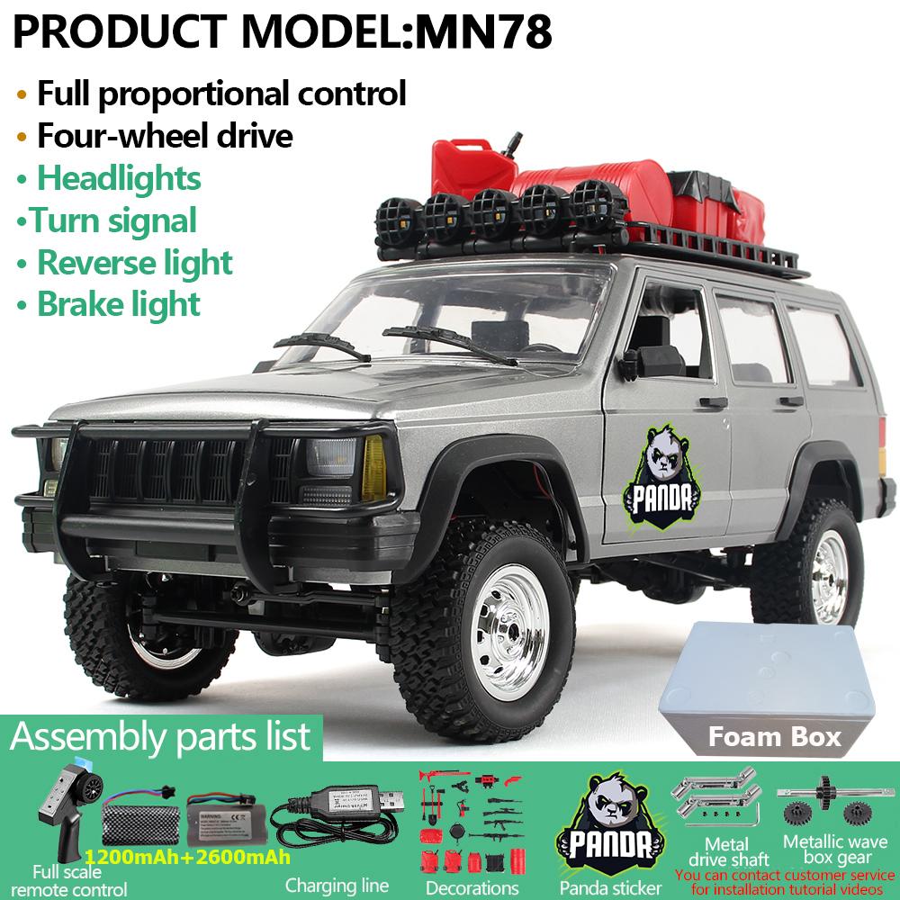 AAYD1 MN78 1:12 Радиоуправляемая машина MN Model Версия RTR Радиоуправляемая машина 4WD 280 Мотор Профессиональная Внедорожная Радиоуправляемая машина 2.4G Пульт Дистанционного Управления Для Мальчиков Подарки