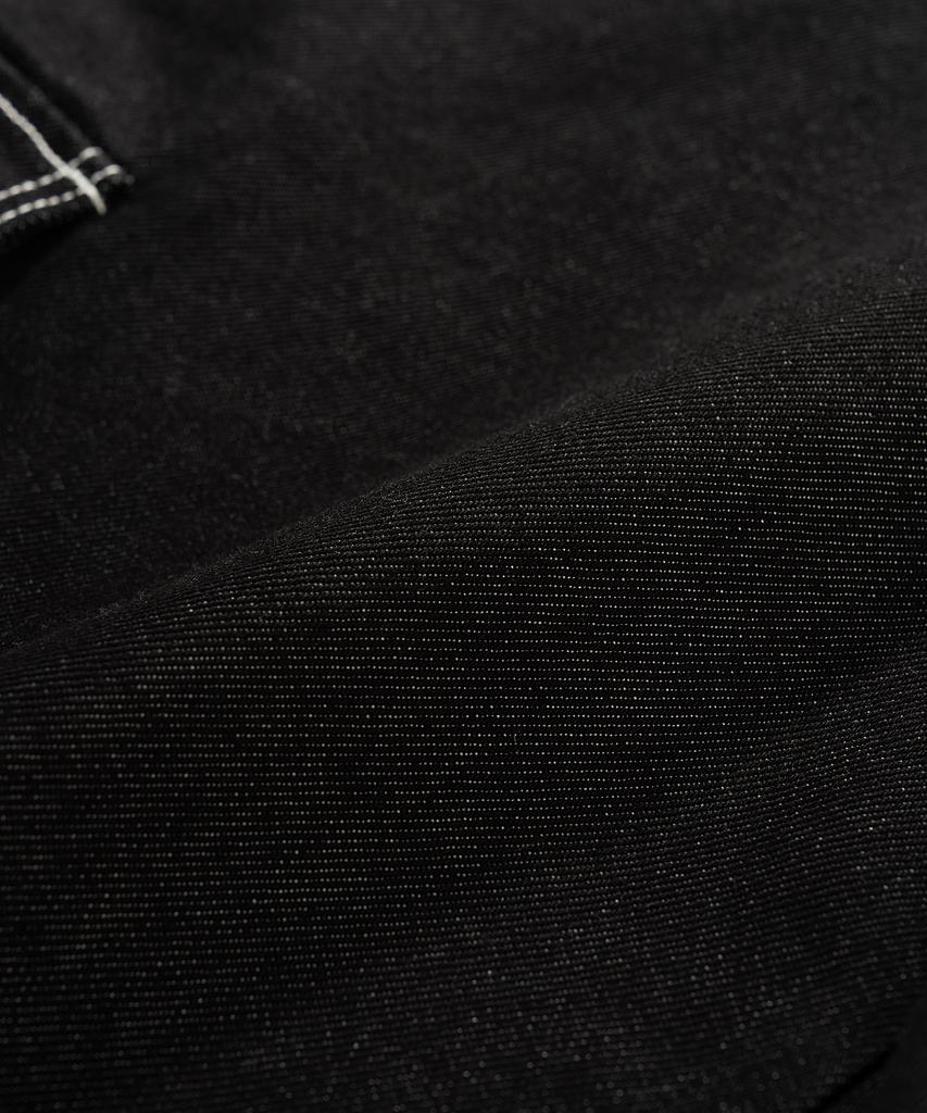 VASTIC Wide Cargo Denim Bermuda Pants_Black