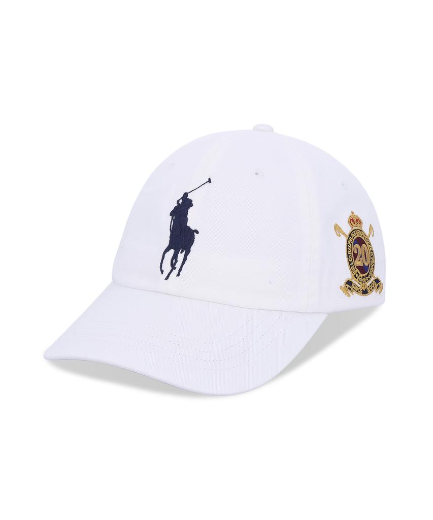 Кепка POLO RALPH LAUREN Big Pony 20-й юбилей - Белая
