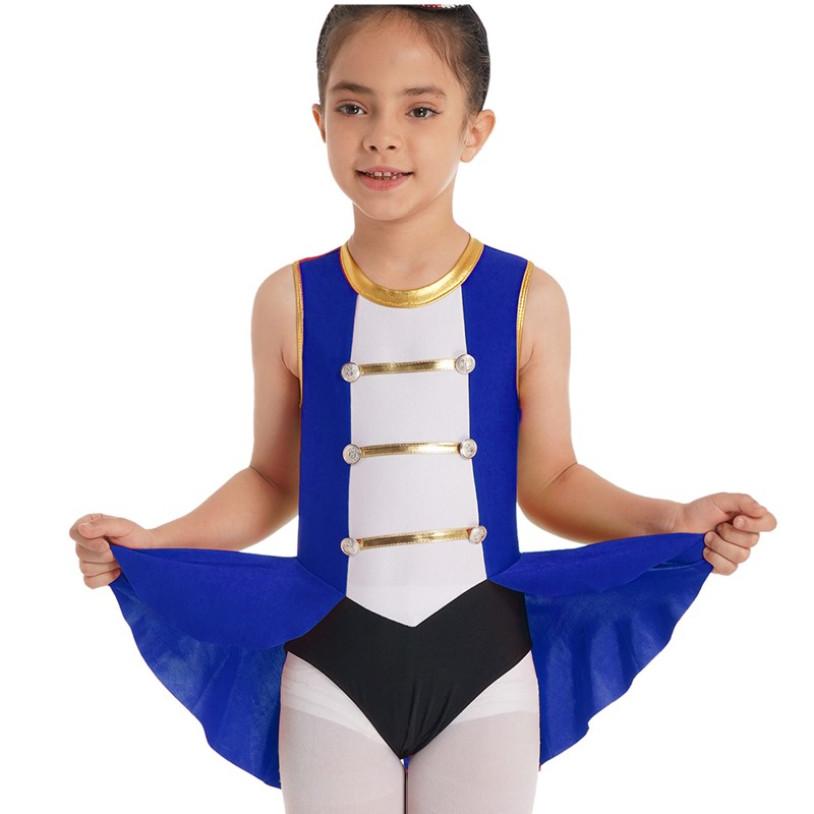 Детский костюм циркового манежа для девочек на Хэллоуин, карнавальное танцевальное платье, купальник, наряд для косплея