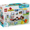 LEGO Duplo Город Скорая помощь, Игрушка, Подарок на день рождения, Обучающие кубики, Мальчики и девочки, Возраст 1,5, 2, 4, Малыши, Ролевые игры, Транспортное средство, Мин