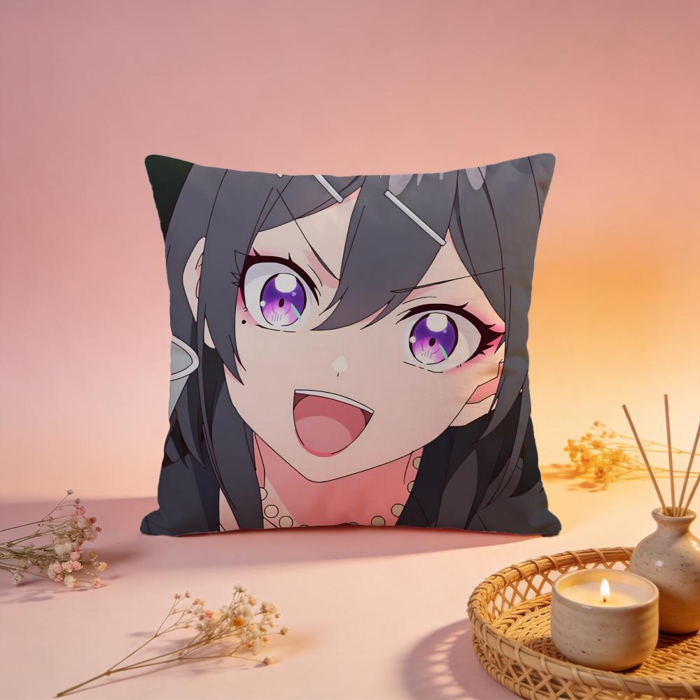 Trendy Ssasaki and Peepsing Cushion Cover Comfortable Durable Pillow Cover MultiScene for Home Office Car Sofa