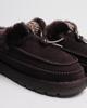 Угги женские Allsy 9299 36 темный шоколад замша шерсть