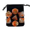 7шт игральные кости с мешком DnD d4,d6,d8,d10,d%,d12,d20 многогранные детали настольной игры RPG