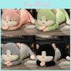 Sweater Wear Lying Cat Plush Toy Stuffed Animal Doll Cartoon Decoration Gift