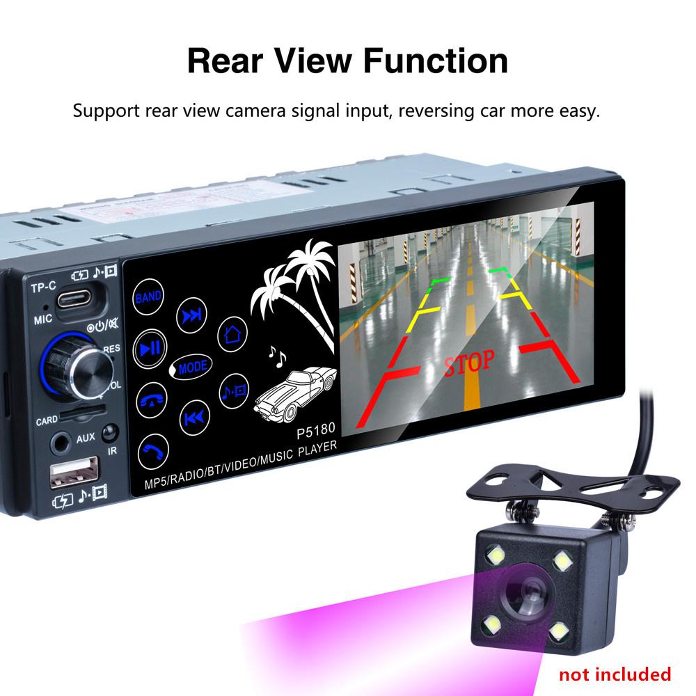 4.1" IPS емкостный сенсорный экран автомобильный стерео радио медиа Bluetooth MP5 плеер AUX