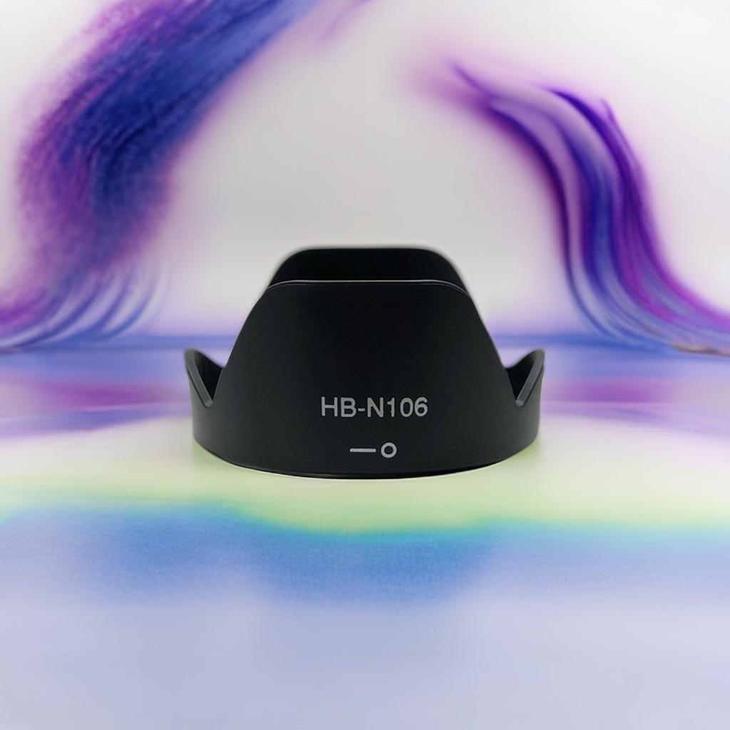 HB-N106 Lens Hood for DSLR Cameras Lens Cap Cover for AF-P DX- 18-55mm f/3.5-5.6G Lens Camera Lens Adapter