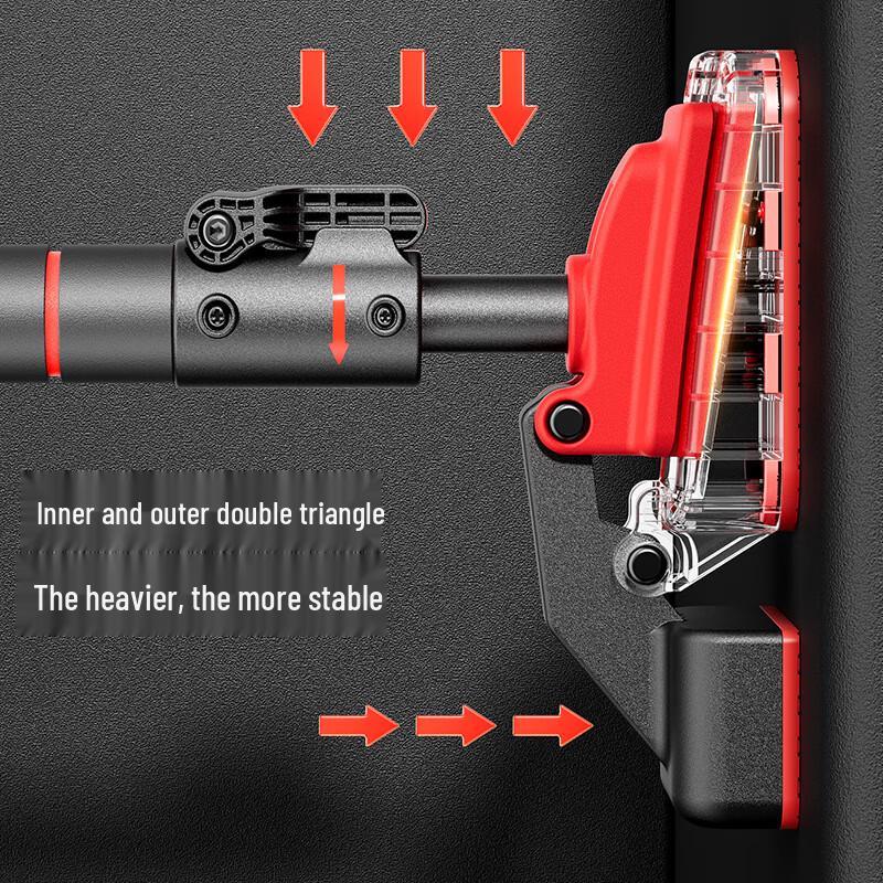 Zebian No-Drill Upgraded Dual-Support Pull-Up Bar