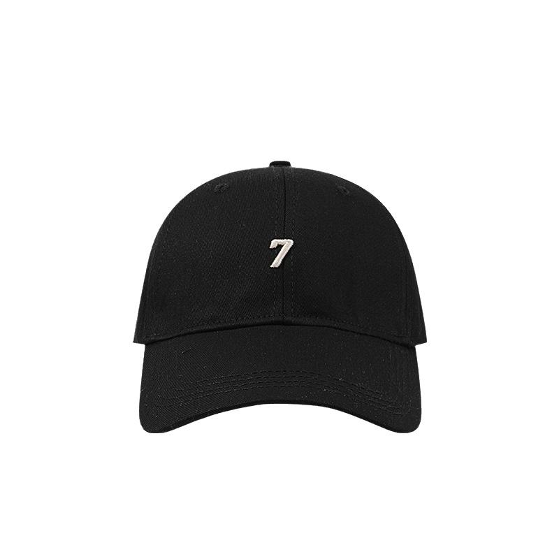 Sunscreen Baseball Cap Korean Style Cotton Peaked Hat Versatile Embroidered 7 Cap  Outdoor