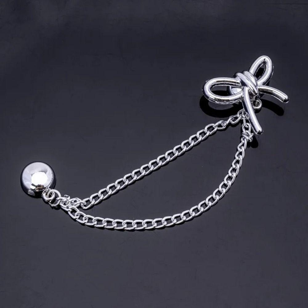 Multi-Function Magnetic Fixed Button Zinc Zinc Alloy Shorten Trouser Clip Crystal Bear Hem Cuff Jeans