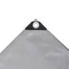 vidaXL Abdeckplane 650 g/m² 3x3 m Grau