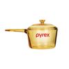 Прозрачный стеклянный горшок PYREX Corning Belle с ручкой