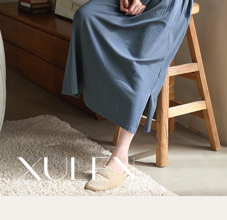 Xuan Pretty Bubble Cotton Nightgown for Women