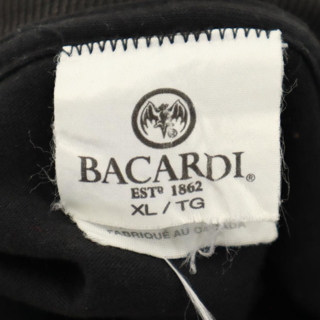 Bacardi Футболка с коротким рукавом XL черная Мужская Б/У