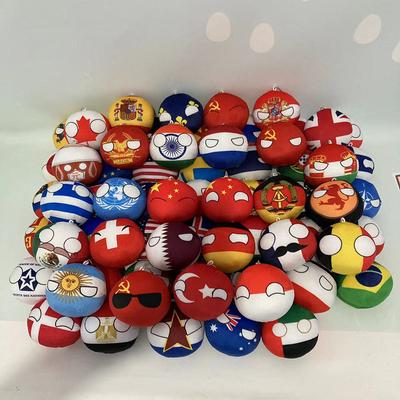 Рождественские подарки Плюшевые кантриболы 10 см Подвеска Polandball Шары с флагами стран Кантрибол Мягкая кукла