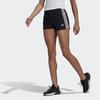 adidas Шорты ESSENTIALS SLIM с 3 полосками Женские Черные GM5523