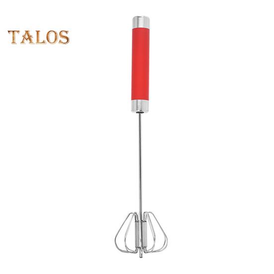 Полуавтоматический венчик для взбивания яиц, блендер, ручной толкатель, роторный венчик 10/12/14 дюймов, миксер из нержавеющей стали для приготовления пищи, кухонный инструмент