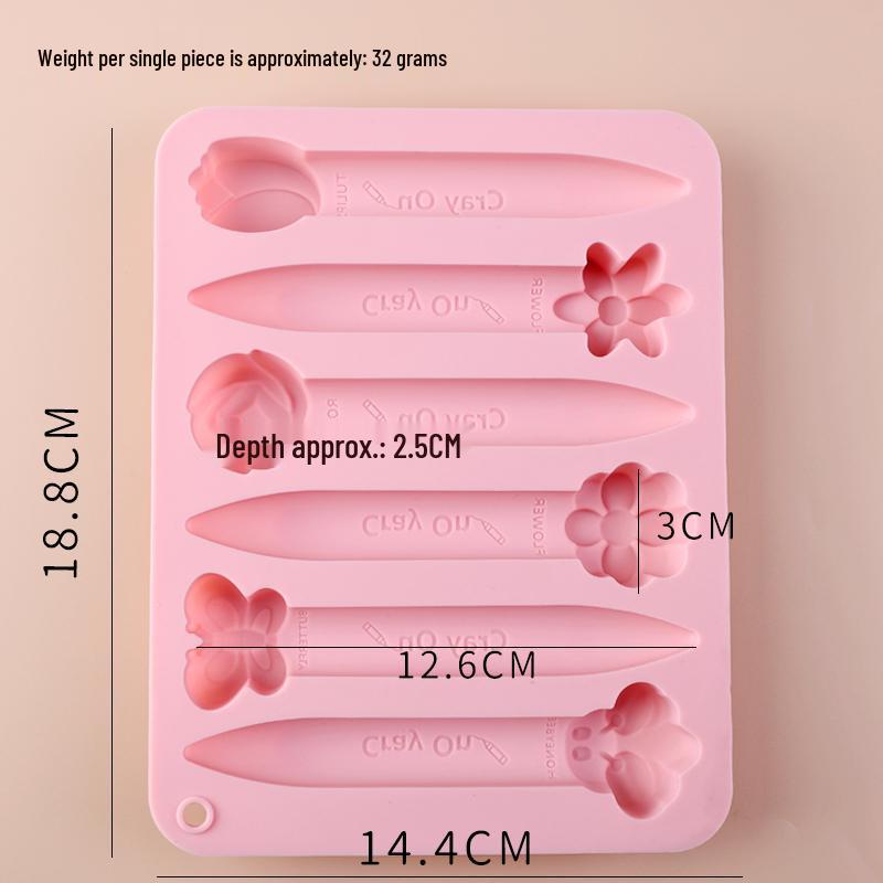Силиконовая форма для DIY Шоколада, Конфет, Пудингов, Детских Паровых Пирожных и Цветочных Узоров - Термостойкая