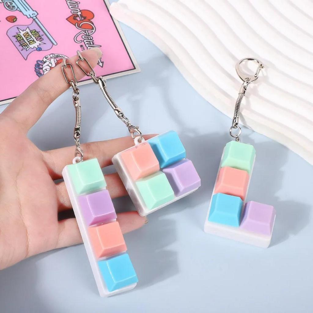 Squeeze Keyboard Россия Декомпрессия Маленькая игрушка Декомпрессия Подвеска Брелок Нажатие Кончиком Пальца Творческий Подарок Для Детей И Взрослых