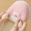 Double Embroidered Cotton Slippers Autumn and Winter Warm and Comfortable Lightweight Soft Cotton Slippers Corduroy Cotton Shoes