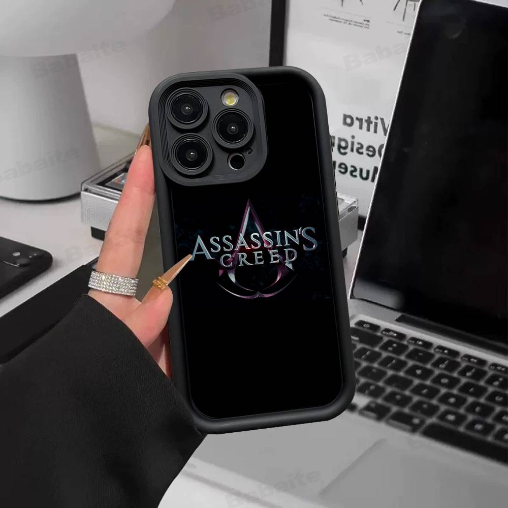 A-Assassin S-Creed Gaming Phone Case For IPhone 17 16 15 14 13 12 11 Pro Max Mini Plus Soft TPU Back Cover