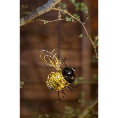 Солнечная лампа Abeille - - 4 белых светодиода - 8 часов освещения - Металл и стекло