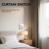 Механический выключатель штор BSEED Электрический выключатель роллет Настенный кнопочный выключатель для жалюзи Стеклянная пластиковая рамка Стандарт ЕС