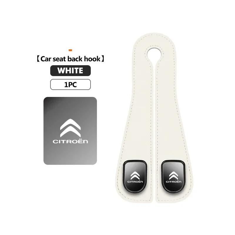 AOU4 Car Seat Hook Headrest Hanger Two Head Seat Back Organizer Hook For Citroen C5 C1 C2 C6 C4L DS3 DS4 DS5 C-Elysee Grand Berlingo