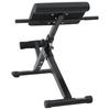 Hyperextension Bench Black 100.5 x 70 x 78 cm