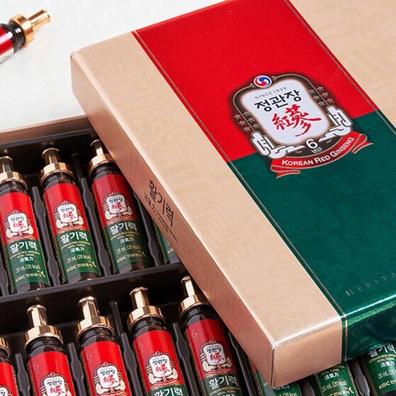 CheongKwanJang Vitality 20ml X 30bottles*2set Packaging Shopping Bag Red Ginseng Gift
