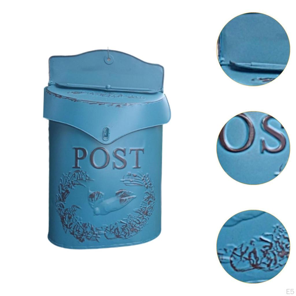 Настенный почтовый ящик почтовый ящик комментарий железный ностальгический шарм потертый шик для