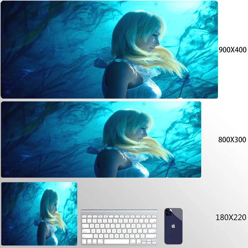Mousepad Large Gaming Final Fantasy Mouse Pad Computer Keyboards Tablet Mat Extended Pads Offices Accessories Speed Deskmat Xxl