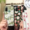 Dirt-resistant Silicone Phone Case For Doogee N30 Waterproof Kickstand Flower Oil Painting Fashion Design Phone Holder