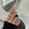 Mosxe [925silver] Line Art Ring