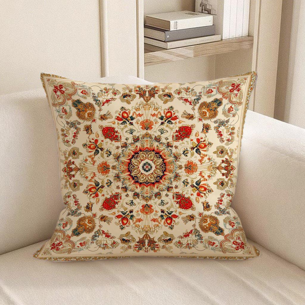 Colorful Floral Patterned Pillowcasesuitable For Sofa Car Bedroom Decorative Cushion Cover Pillow Cover