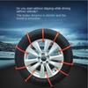 Rubber Skid Chains Thickened Snow Tire Chains New Car Tire Anti Slip Chains