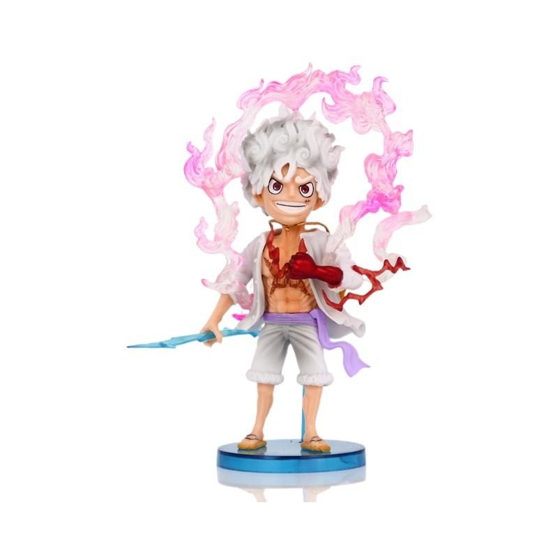 Cute Q Version Luffy Figure With Five Forms Stunning Pvc Nika Luffy Anime Statue
