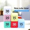 Cube Timer 15/20/30/60 Minutes Countdown Rotation Timer for Tasks Work Study Kitchen Silent Alarm Vibrate