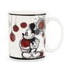 [A1479] - Керамическая кружка "Микки" (Микки Маус) белый красный - 90x85 мм (330мл)