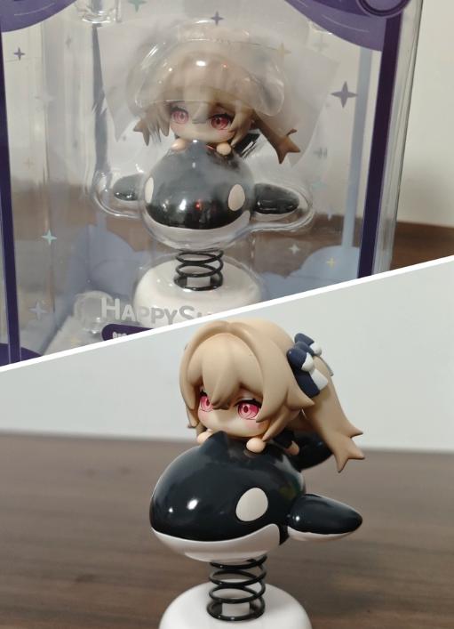 Apex Azur Lane Happyshake Mini Version Figure Anchorage Chibi Shaking Authentic Collectible Anime Toy Decor Game Merch Gift