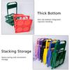 Portable Beer Carrier 4Pack Plastic Reusable Foldable Beer Bottle Holder Picnic BBQ Camping Beer Frame Wine Rack