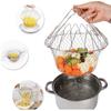 Stainless Steel Folding Frying Basket Chef Basket New Retractable Frying Basket Strainer Net